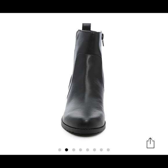 Black block heel booties - Picture 7 of 8